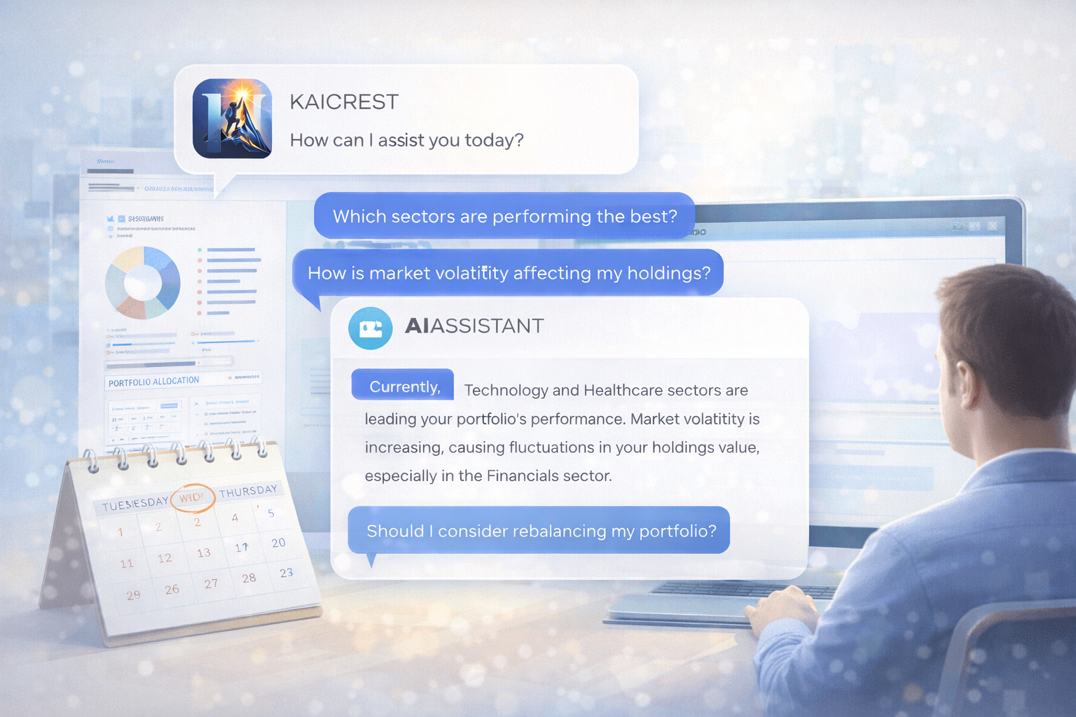 Reply with questions visual